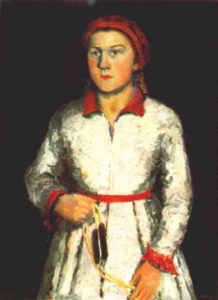 художник Казимир Северинович Малевич – Портрет дочери художника художник Казимир Северинович Малевич – Портрет дочери художника