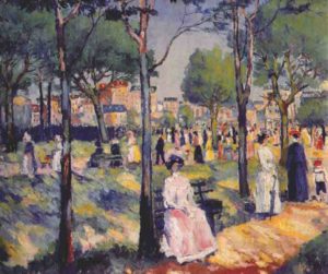 Казимир Северинович Малевич – картина malevich on the boulevard dated-1903 Казимир Северинович Малевич – картина malevich on the boulevard dated-1903