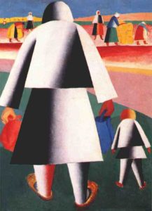 Казимир Северинович Малевич – картина malevich to the harvest (marfa and vanka) c1927-9 картина malevich to the harvest (marfa and vanka) c1927-9