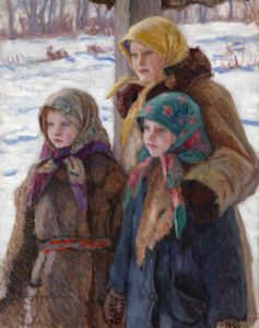 Три сестры, Художник Николай Петрович Богданов-Бельский Три сестры