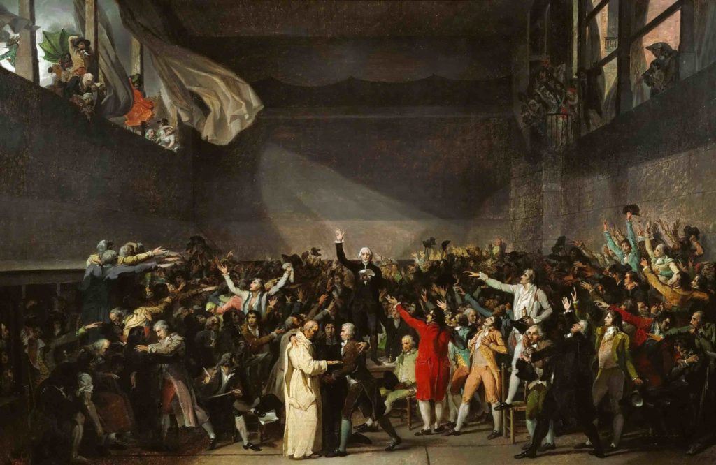 Клятва в зале для игры в мяч 29 июня 1789 года (атр.) 1791